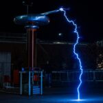 tesla coil by plasma lights